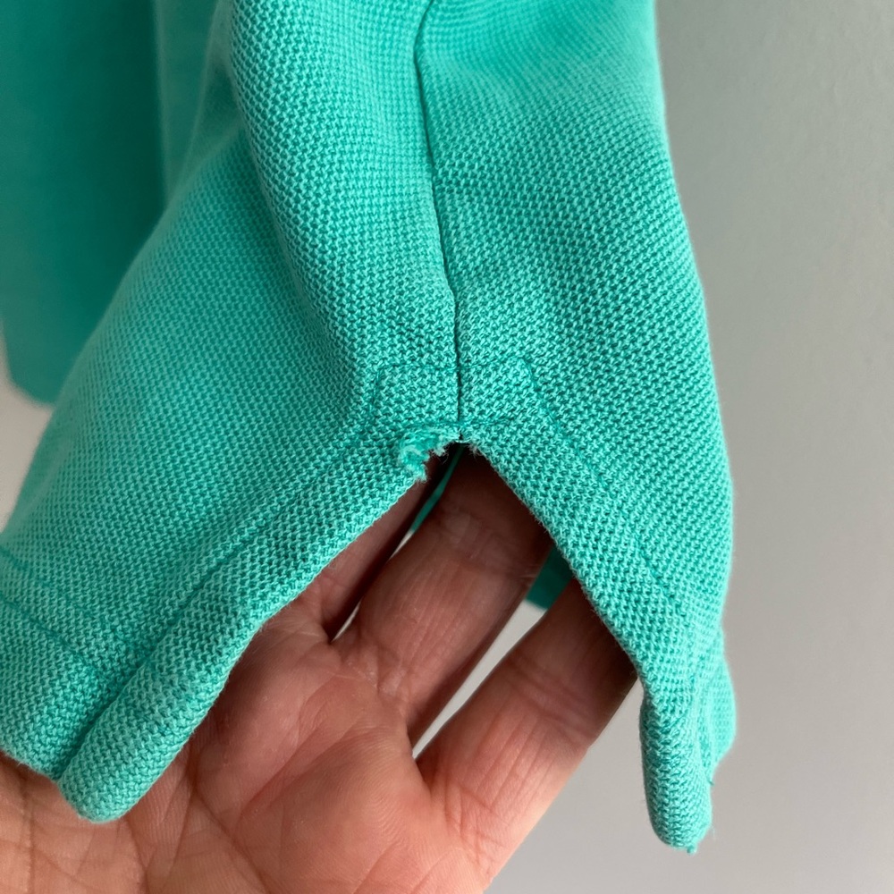 L.l.Bean Women’s Turquoise Polo Shirt size L - Picture 5 of 7